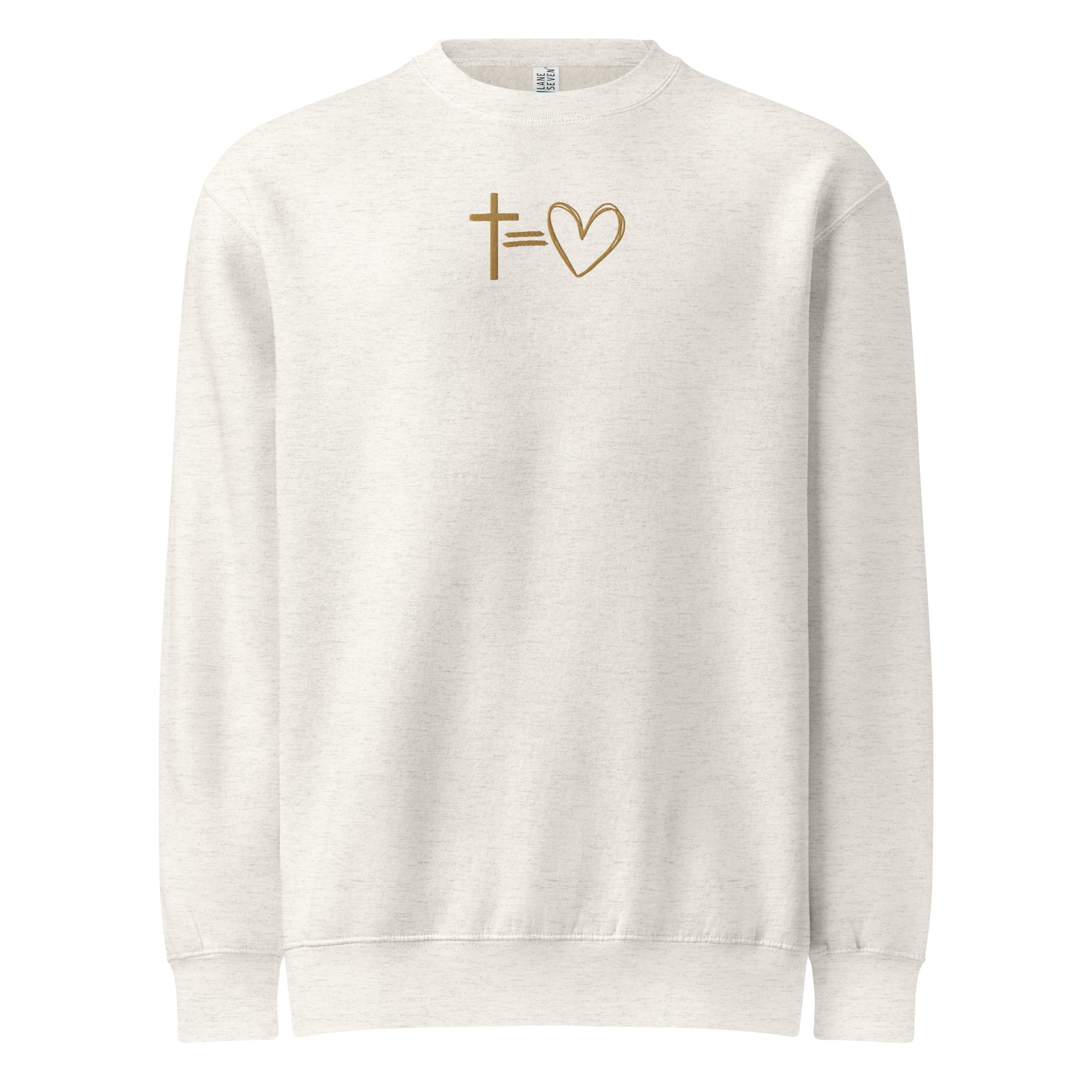 Kreuz = Herz - Pullover für Herren – Bild 4