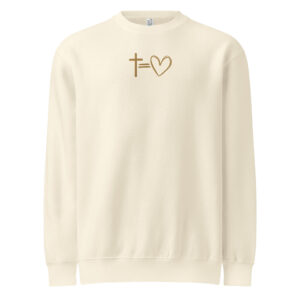 Kreuz = Herz - Pullover für Herren – Bild 5