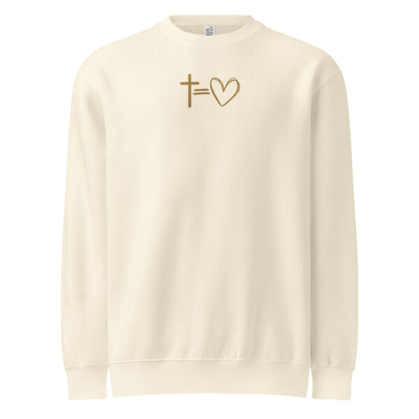 Kreuz = Herz - Pullover für Herren