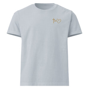 Kreuz = Herz - T-Shirt – Bild 5