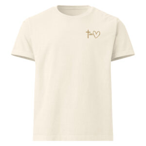 Kreuz = Herz - T-Shirt – Bild 6