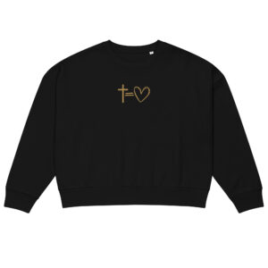 Kreuz = Herz - Pullover für Damen