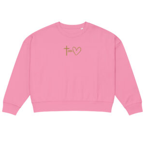 Kreuz = Herz - Pullover für Damen – Bild 3