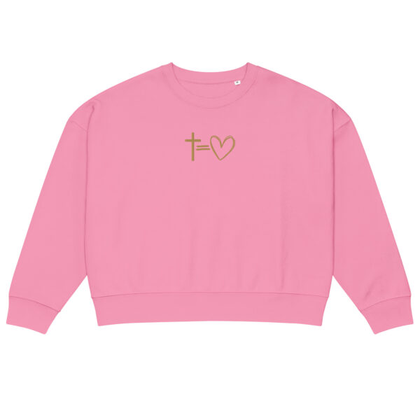 Kreuz = Herz - Pullover für Damen