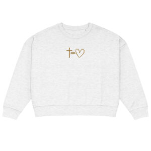 Kreuz = Herz - Pullover für Damen – Bild 4