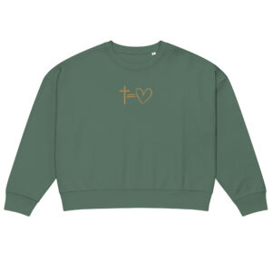 Kreuz = Herz - Pullover für Damen – Bild 2