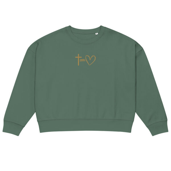 Kreuz = Herz - Pullover für Damen