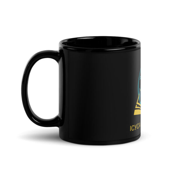 UA FAM - Schwarze glänzende Tasse