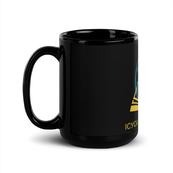 UA FAM - Schwarze glänzende Tasse