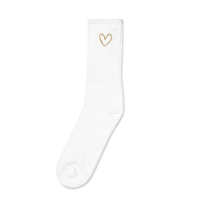 Kreuz = Herz - Bestickte Socken – Bild 6