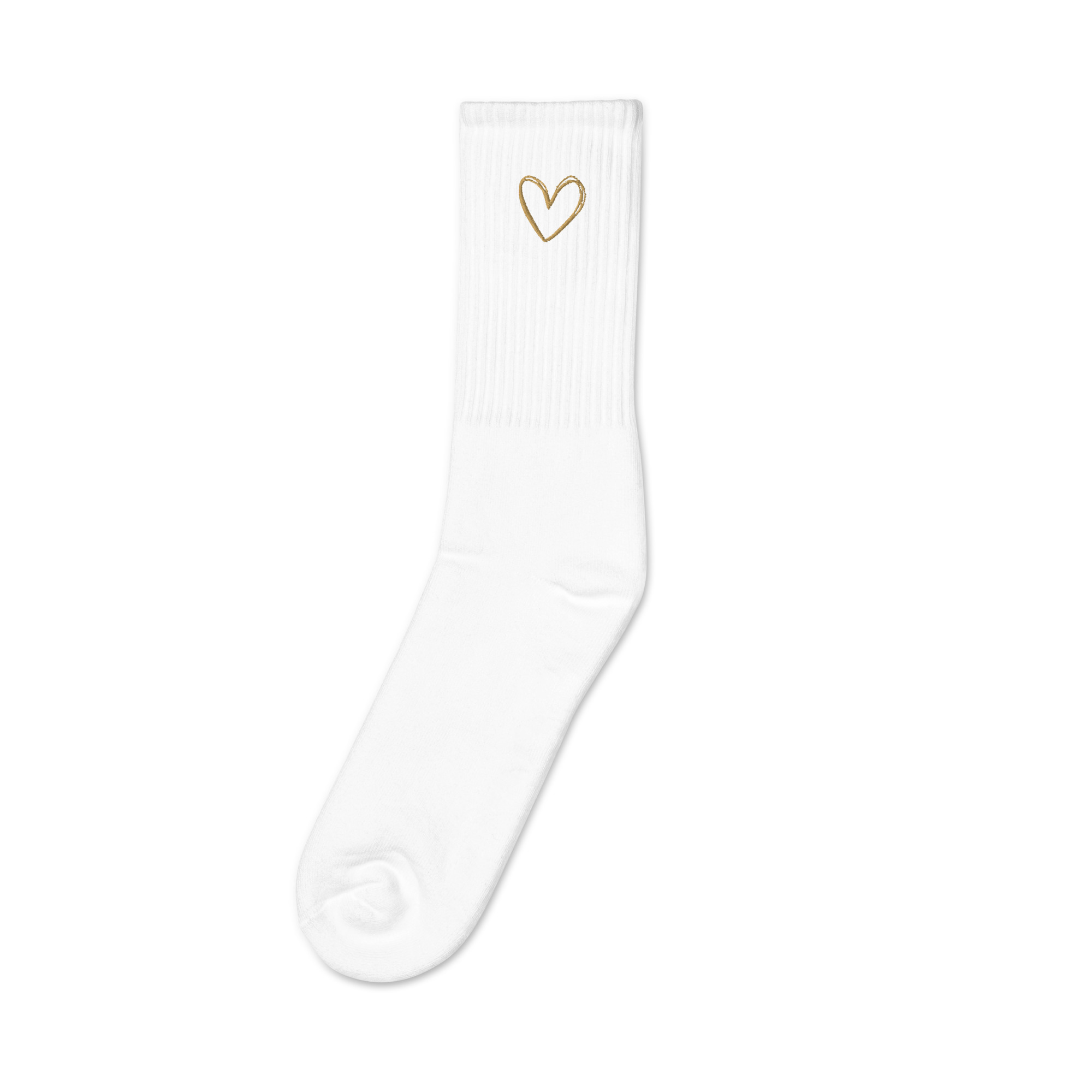 Kreuz = Herz - Bestickte Socken – Bild 6