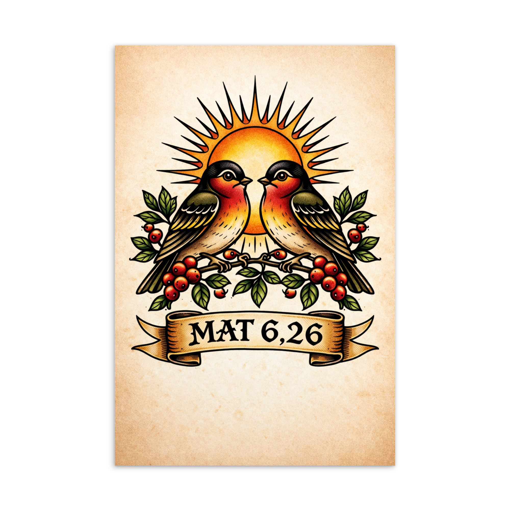 Vögel - Postkarte – Bild 1