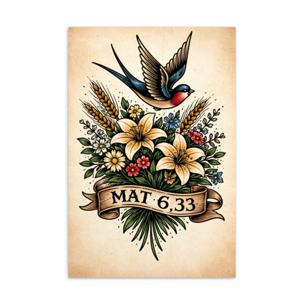 Vogel & Strauß - Postkarte