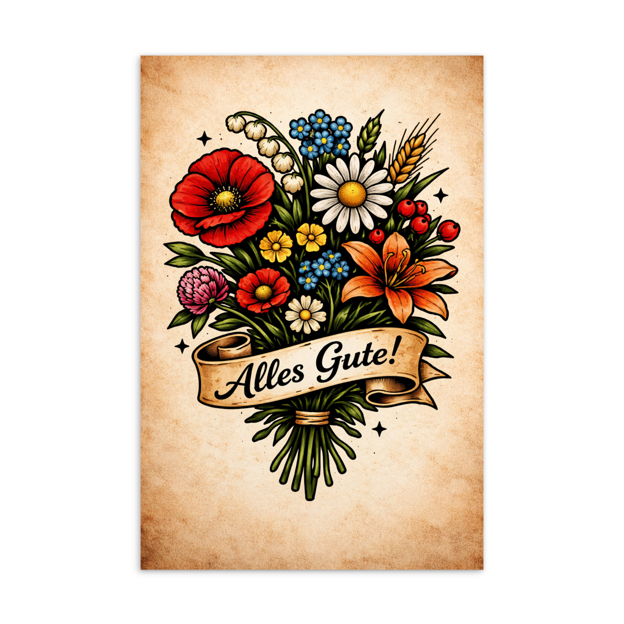 Alles Gute - Postkarte – Bild 1