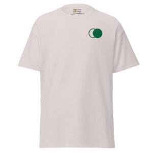 Er ist nicht hier - Stickerei vorne - T-Shirt – Bild 12