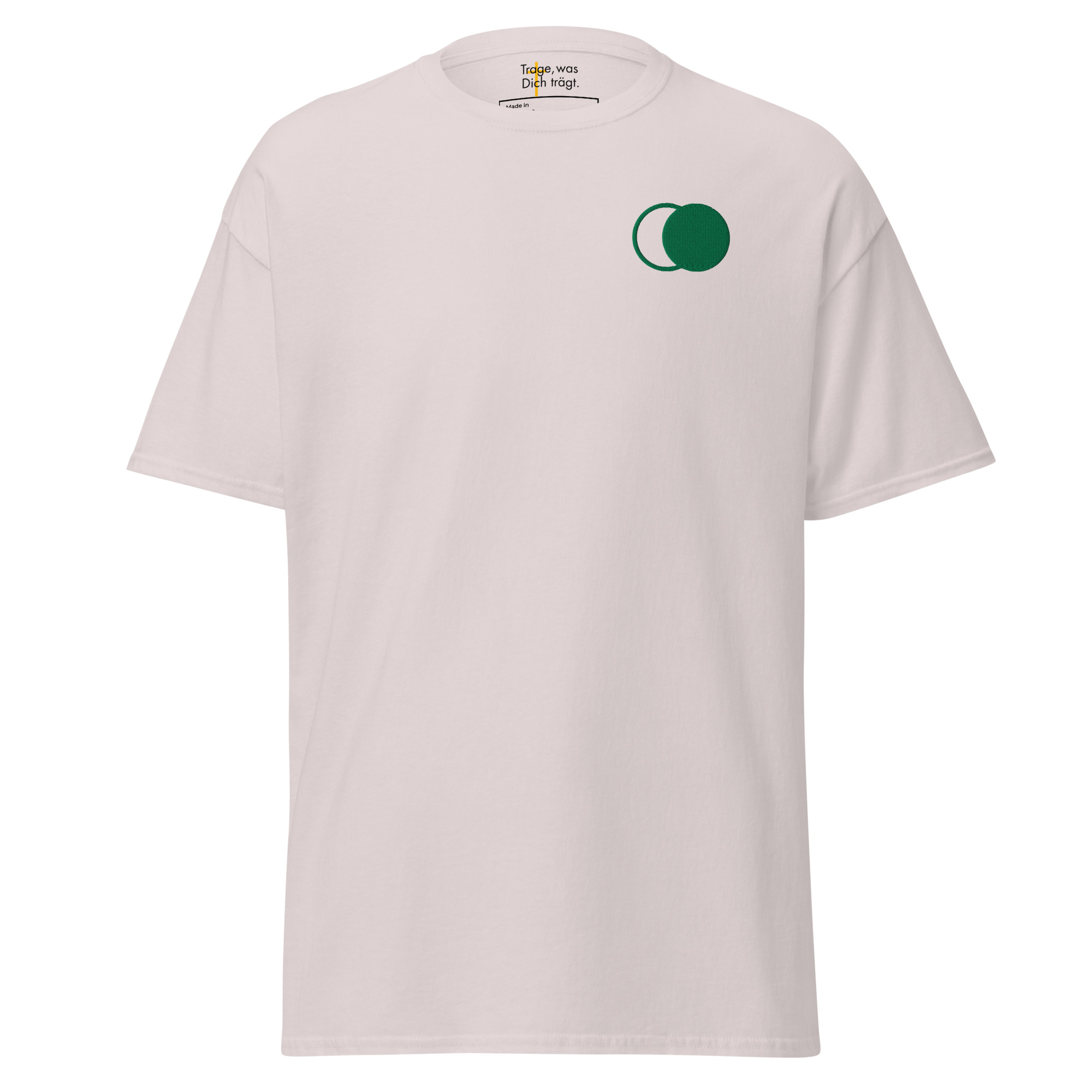 Er ist nicht hier - Stickerei vorne - T-Shirt – Bild 12