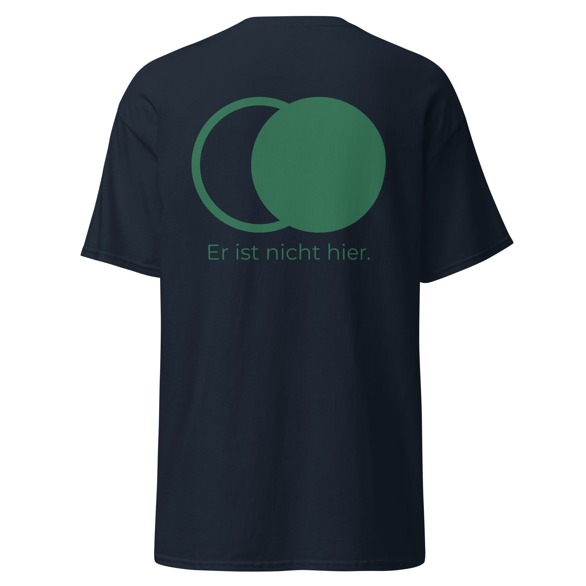 Er ist nicht hier - Druck vorne - T-Shirt – Bild 6
